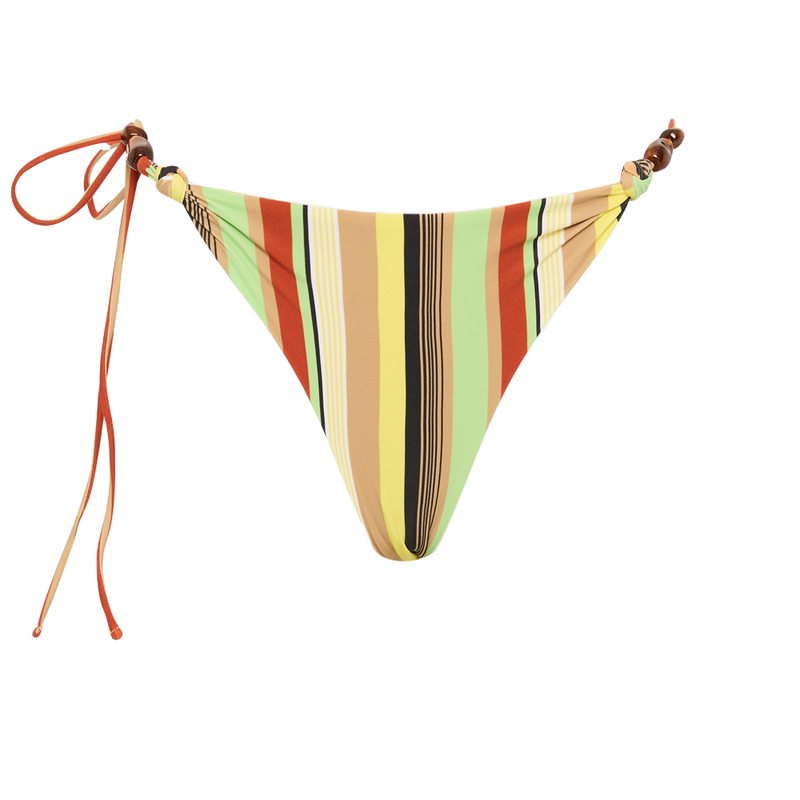 SIR the label Poolside String Brief PALM STRIPE