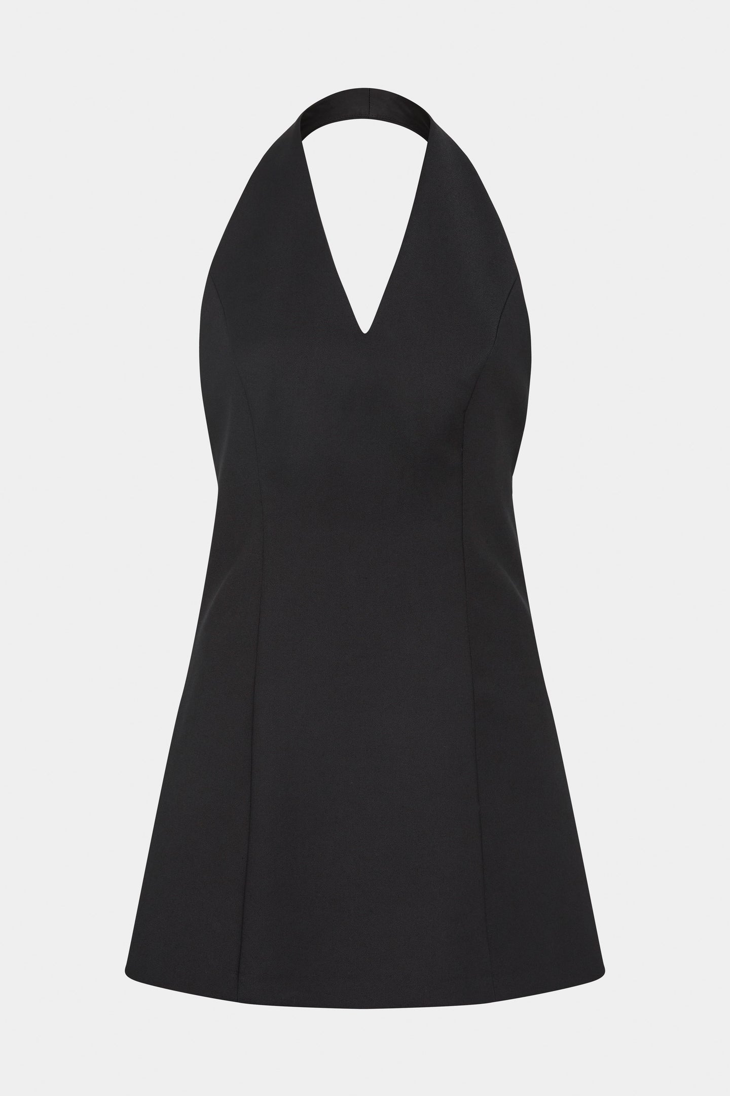 SIR the label Sandrine Halter Mini Dress BLACK