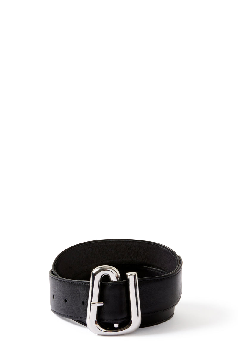 SIR the label Molinier Leather Belt Black