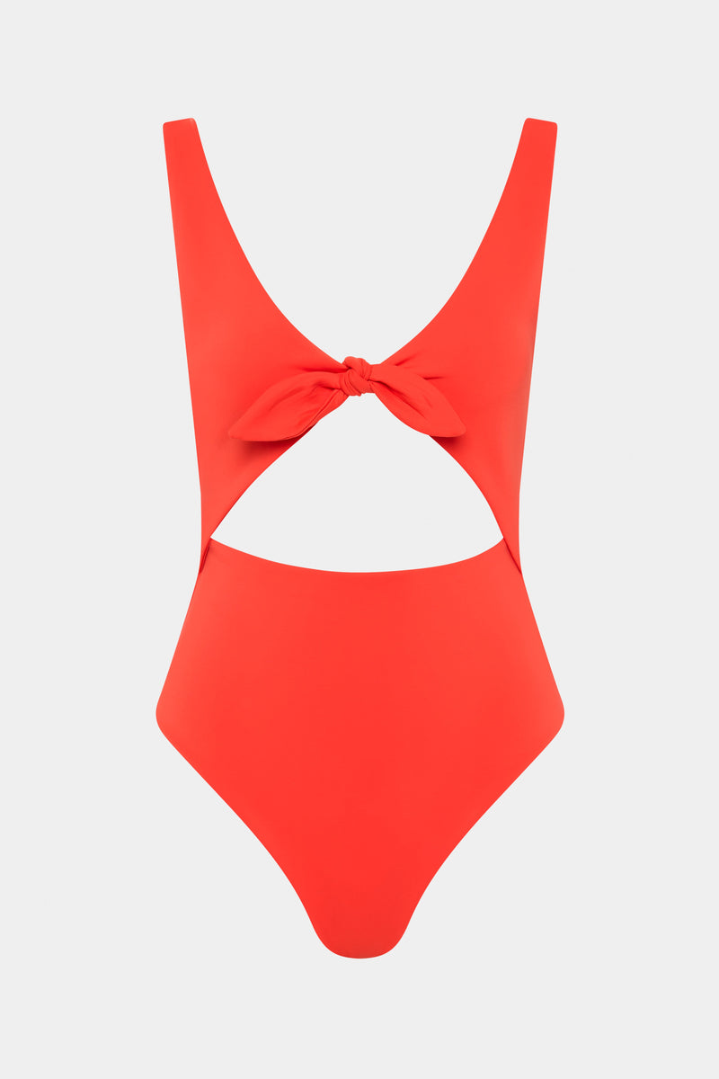 SIR the label Clarita Tie One Piece TANGERINE