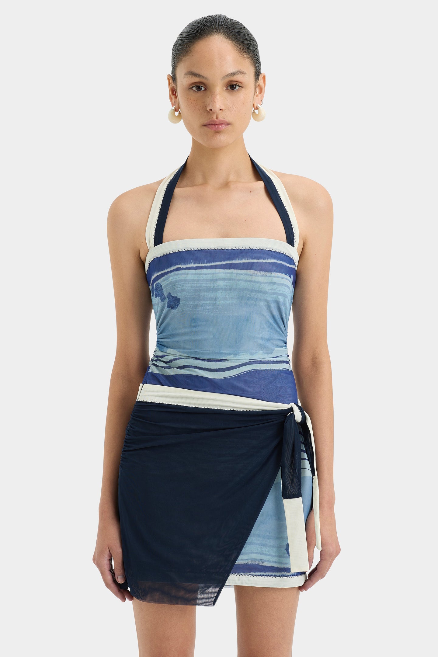 SIR the label Breeze Mini Dress SHORELINE STRIPE