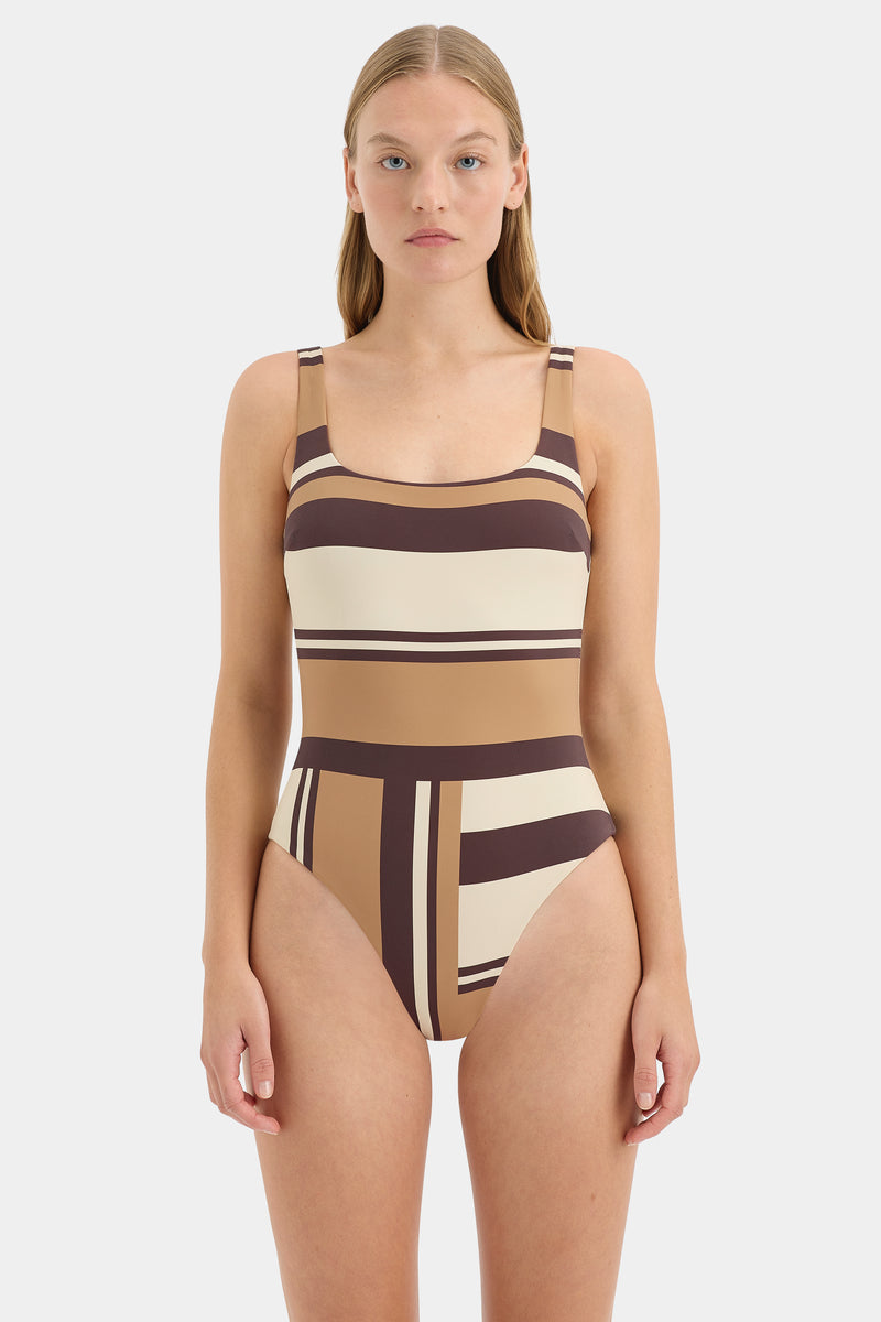 SIR the label Mahogany One Piece CANTINA STRIPE