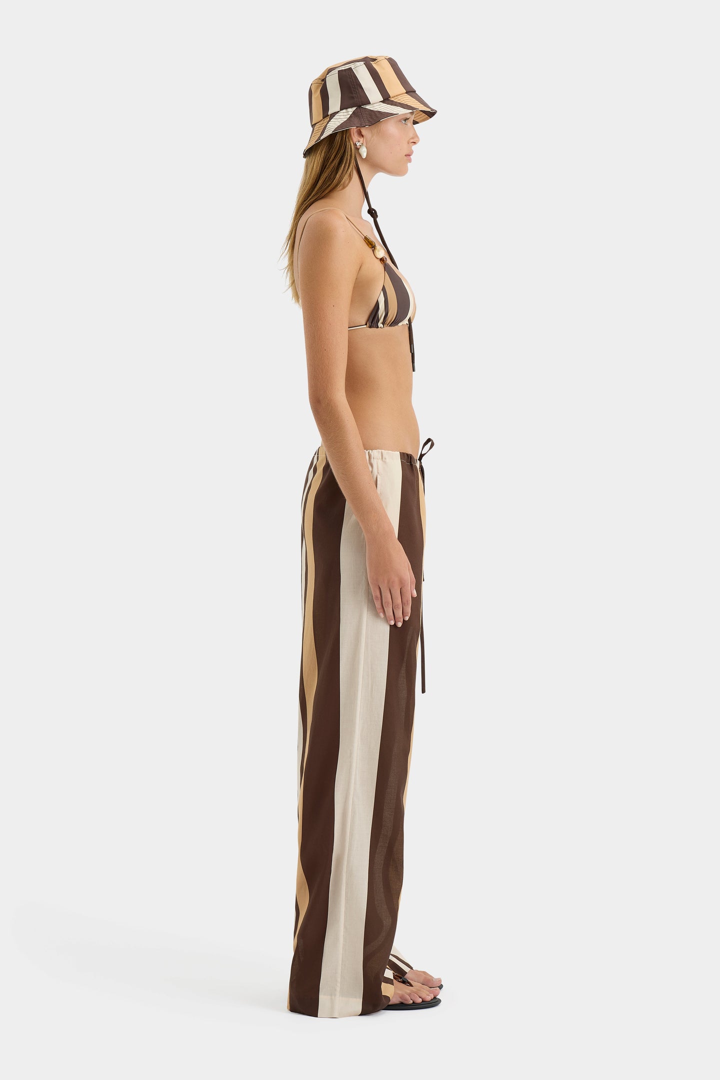 SIR the label Savanna Relaxed Pant CANTINA STRIPE