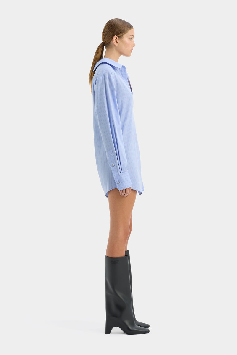 SIR the label Lori Shirt Dress SKY BLUE