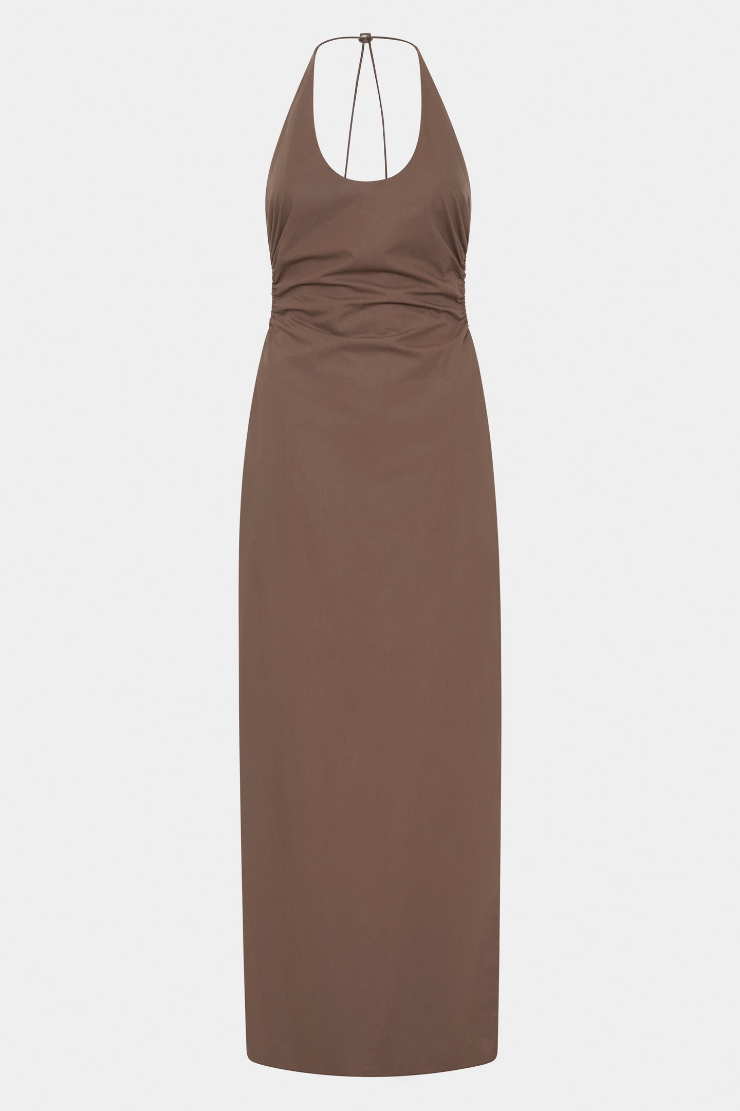 SIR the label Venezia Midi Dress CHOCOLATE