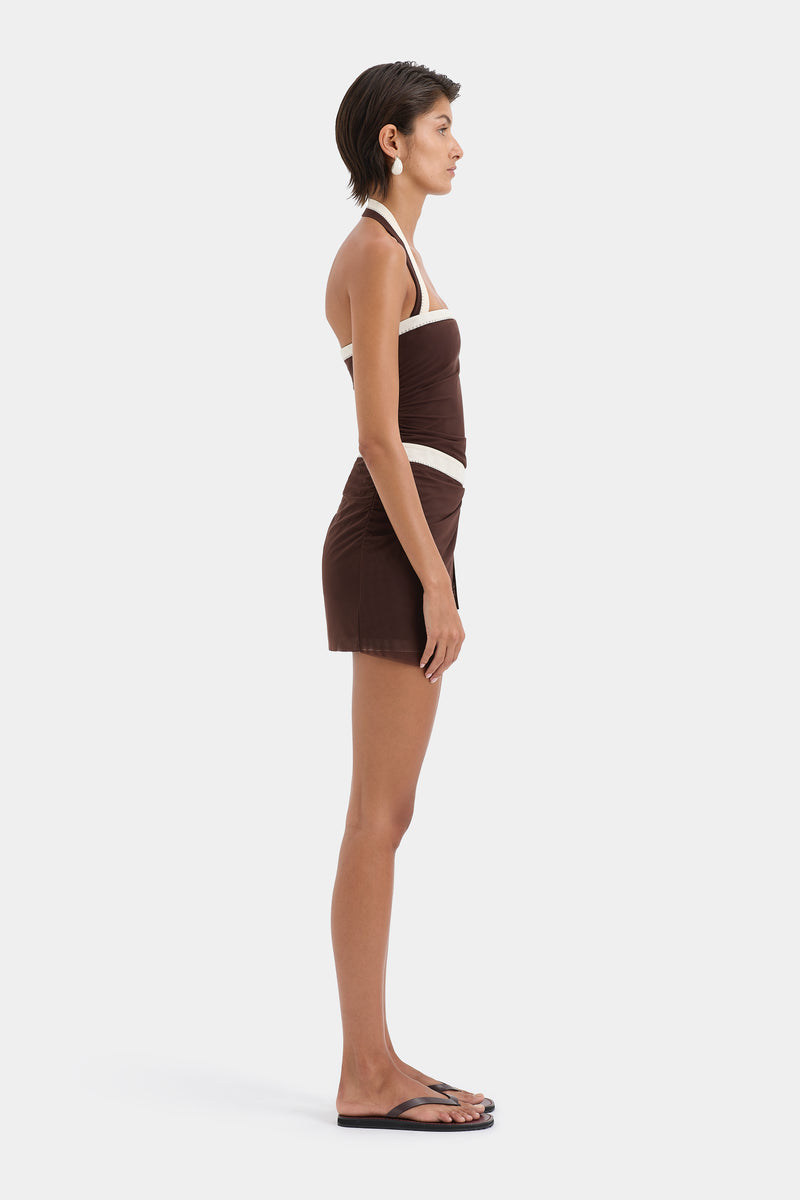 SIR the label Jacques Mini Dress Chocolate