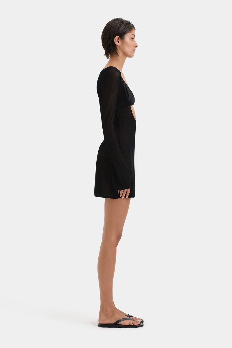 SIR the label Coastline Mini Dress BLACK