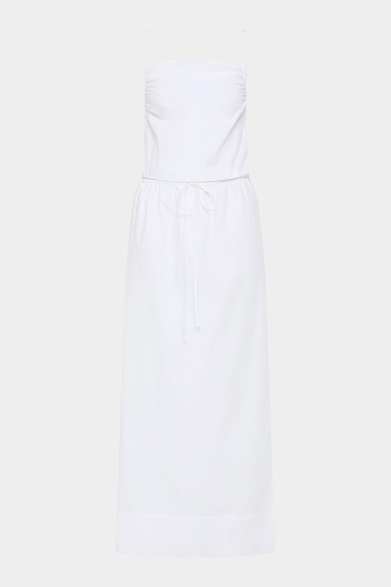 SIR the label Zaria Tie Midi Dress Ivory