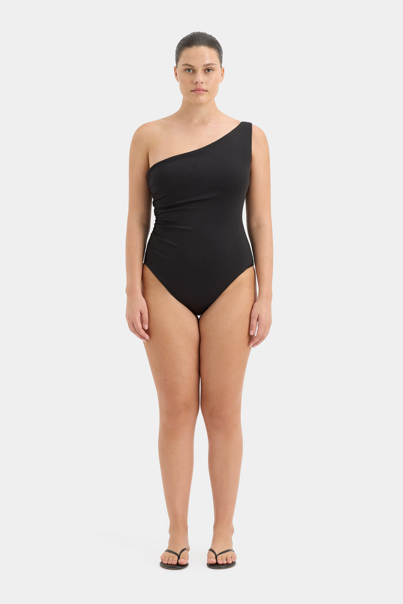 SIR the label Hendry One Shoulder One Piece BLACK