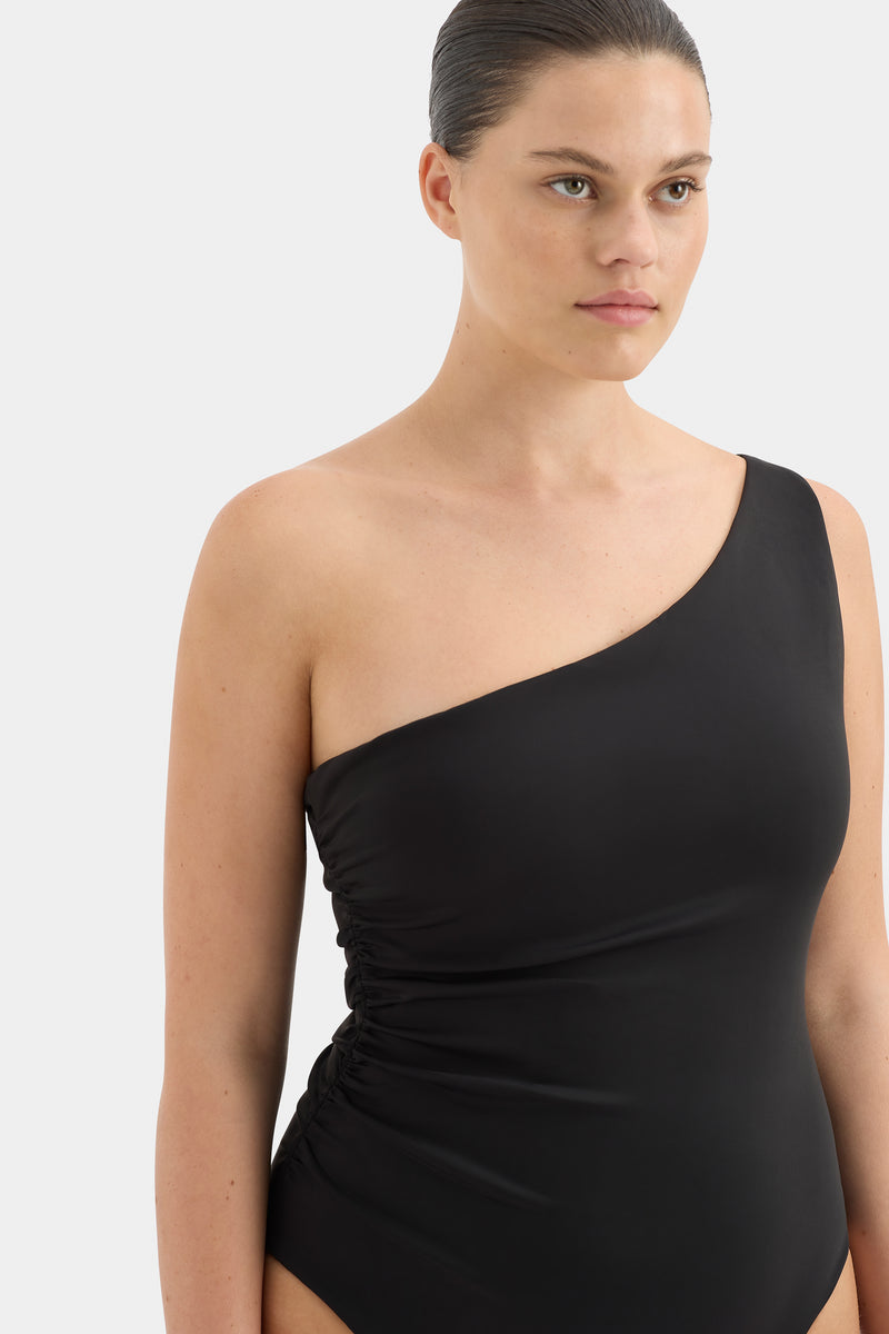 SIR the label Hendry One Shoulder One Piece BLACK