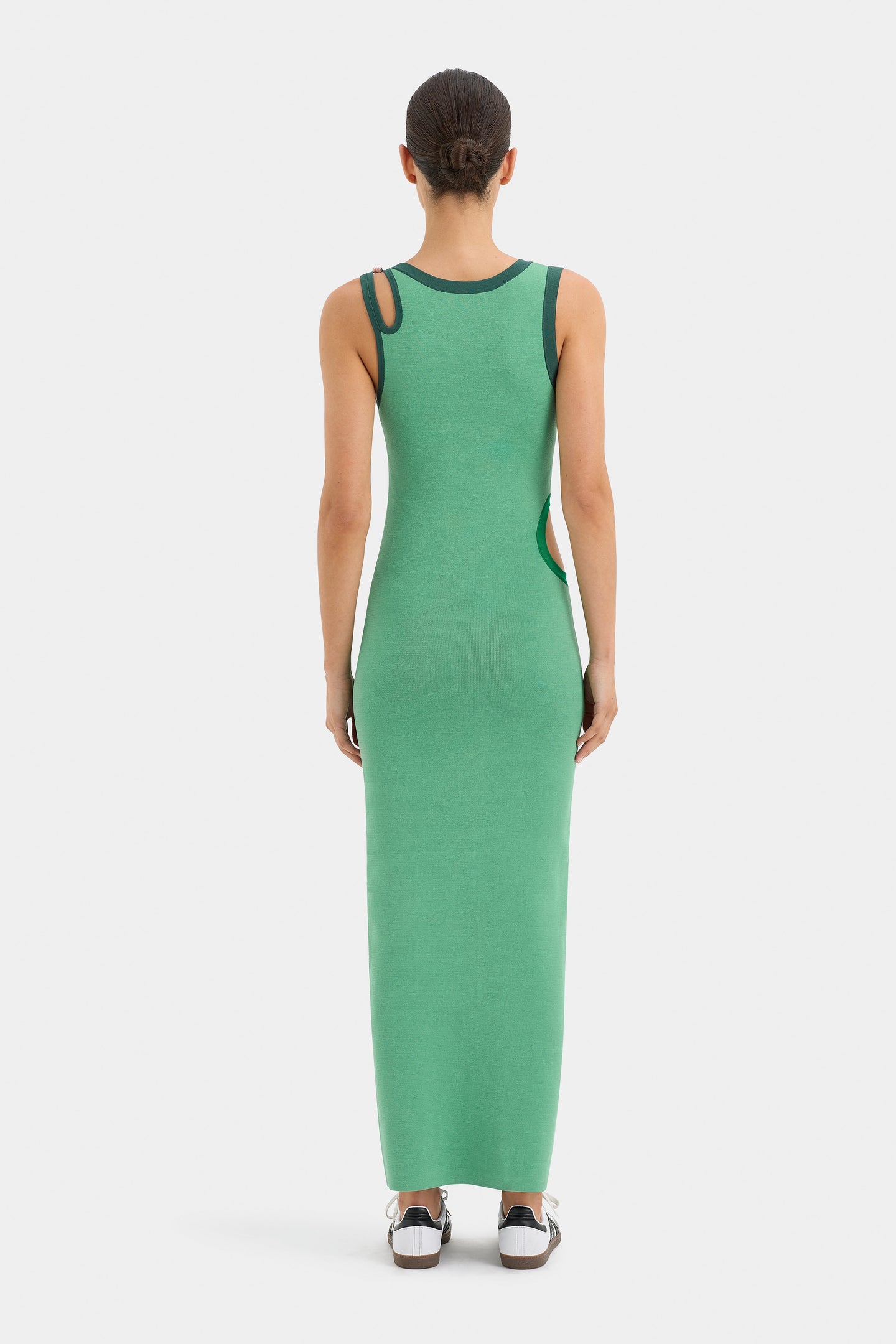 SIR the label Salvador Cut Out Dress EMERALD