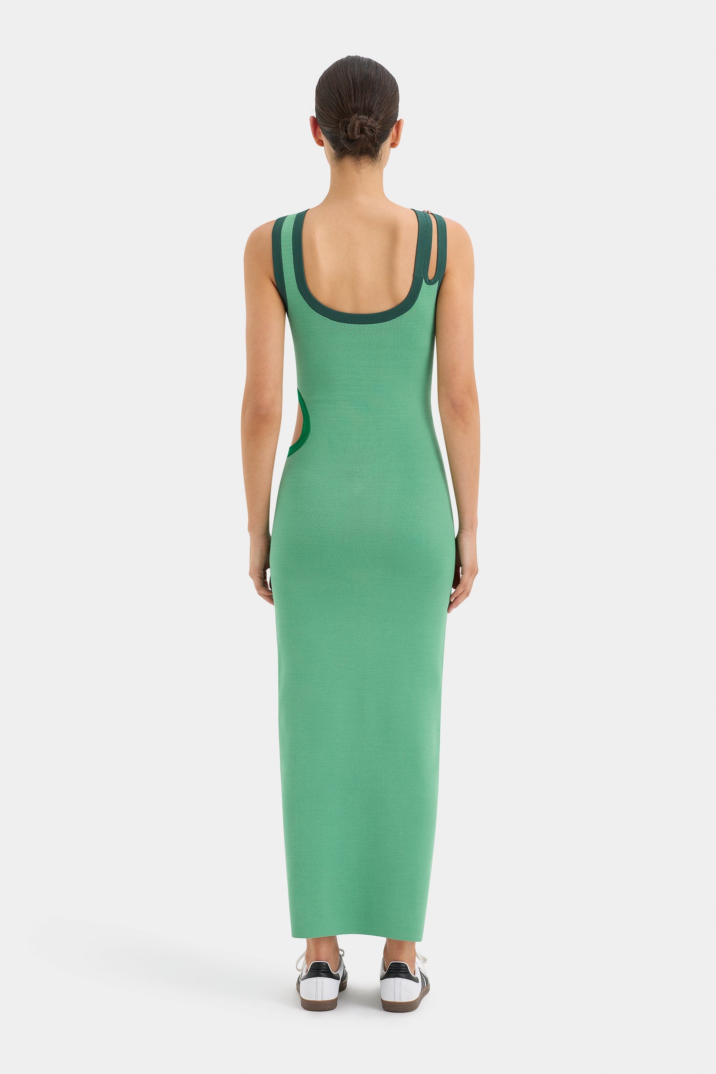 SIR the label Salvador Cut Out Dress EMERALD