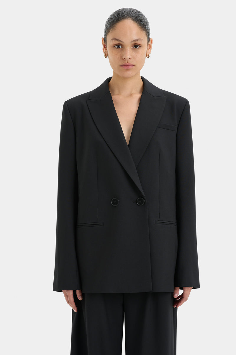 SIR the label Leonardo Blazer BLACK