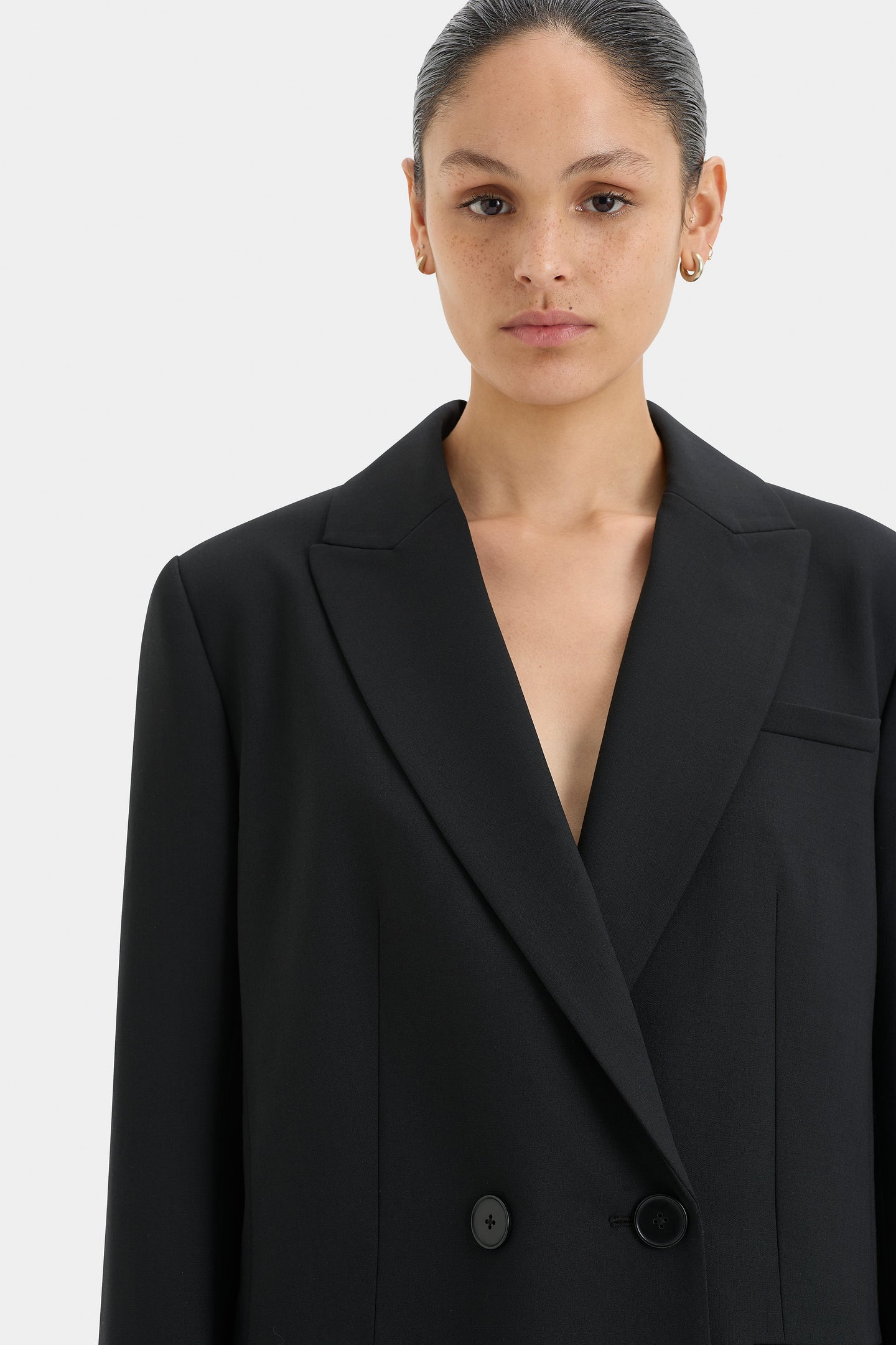 SIR the label Leonardo Blazer BLACK