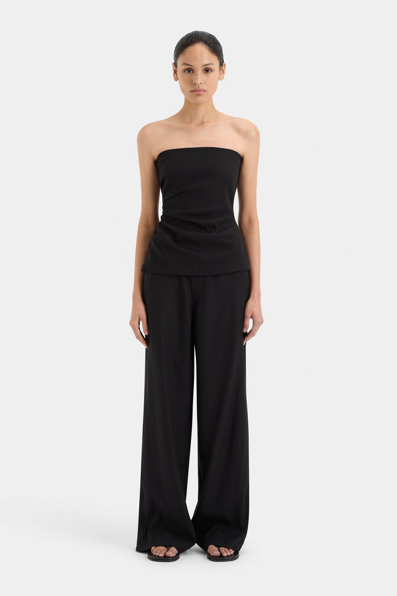 SIR the label Dorian Wide Leg Pant BLACK