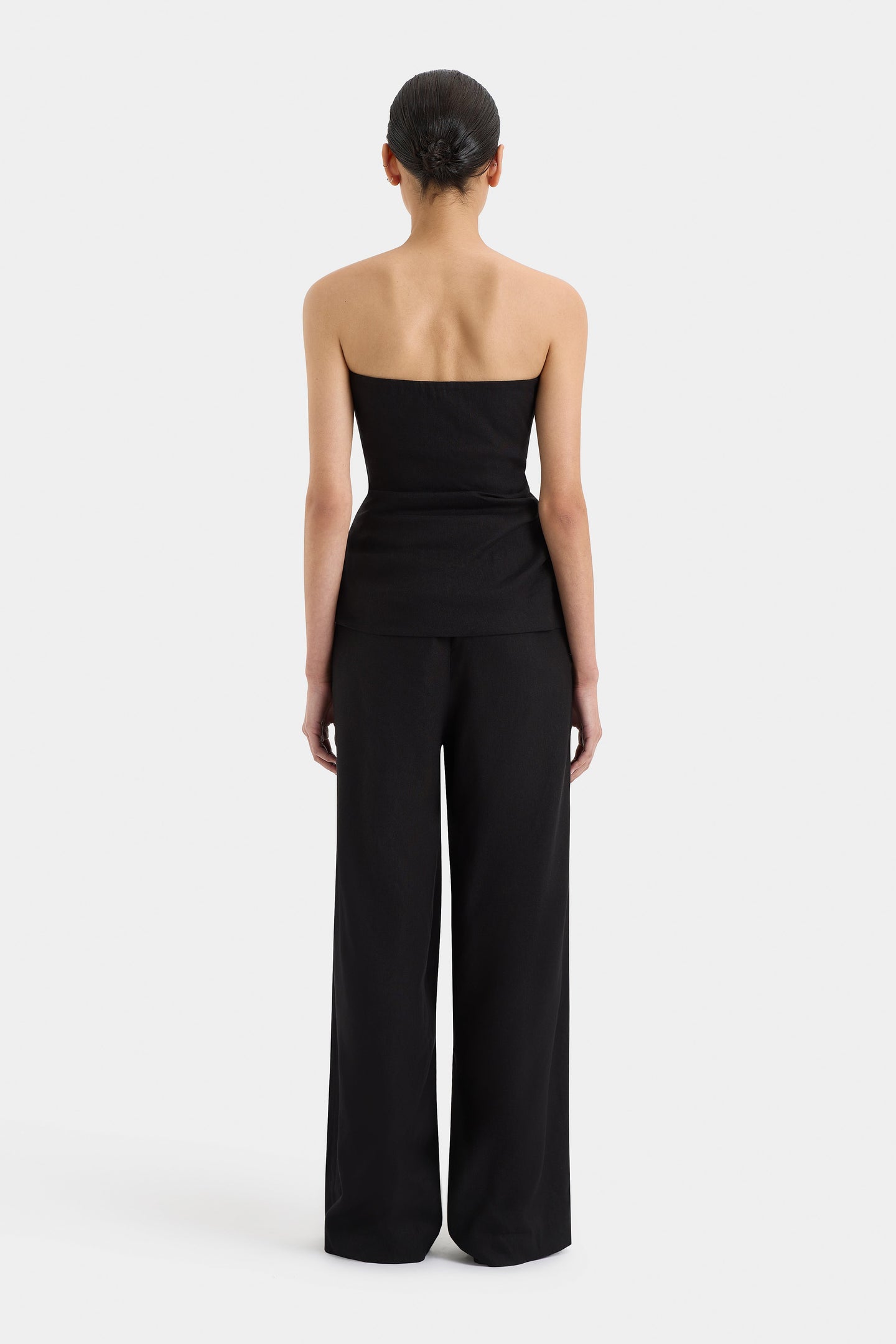 SIR the label Dorian Pleated Bodice BLACK