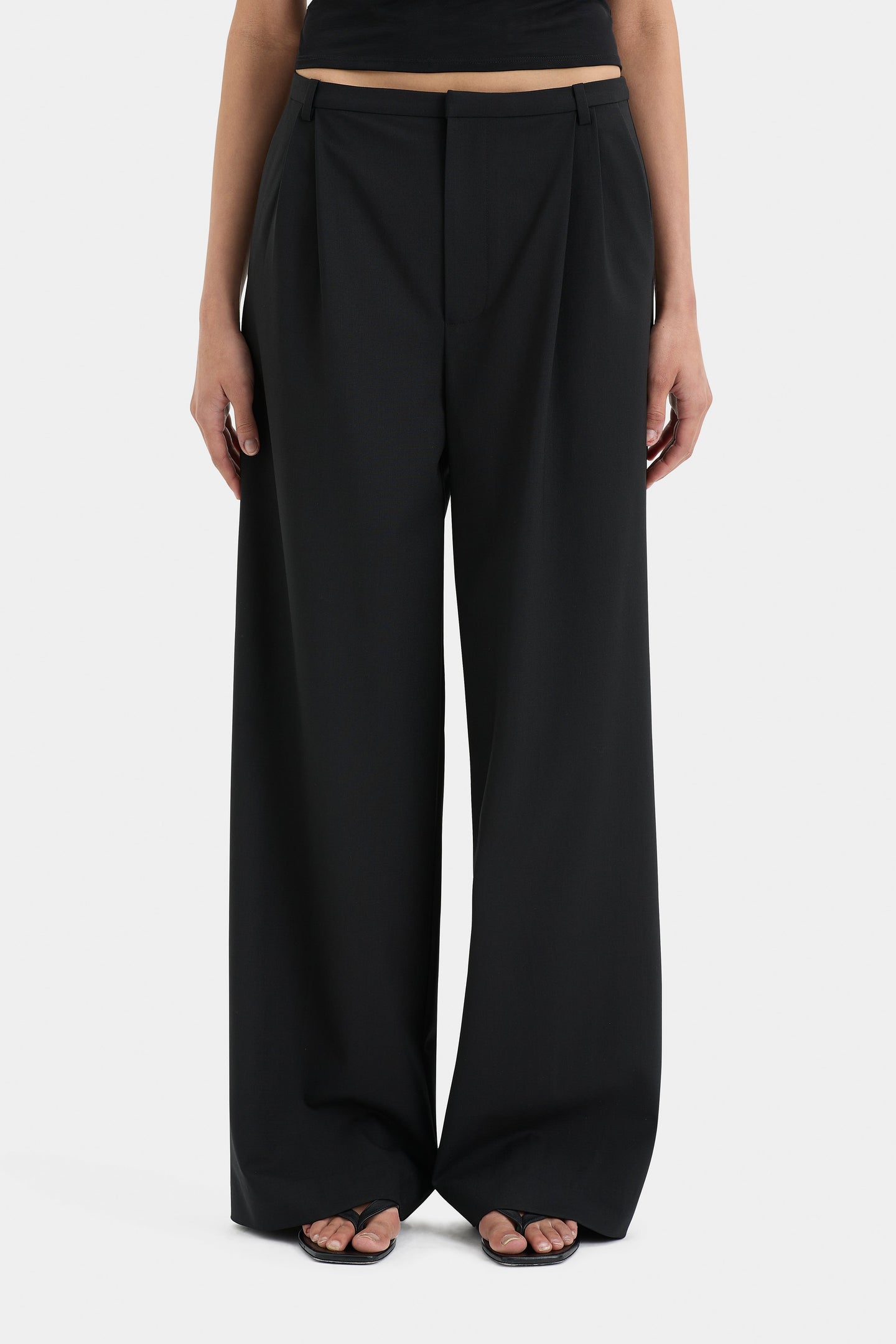 SIR the label Leonardo Tailored Trouser BLACK