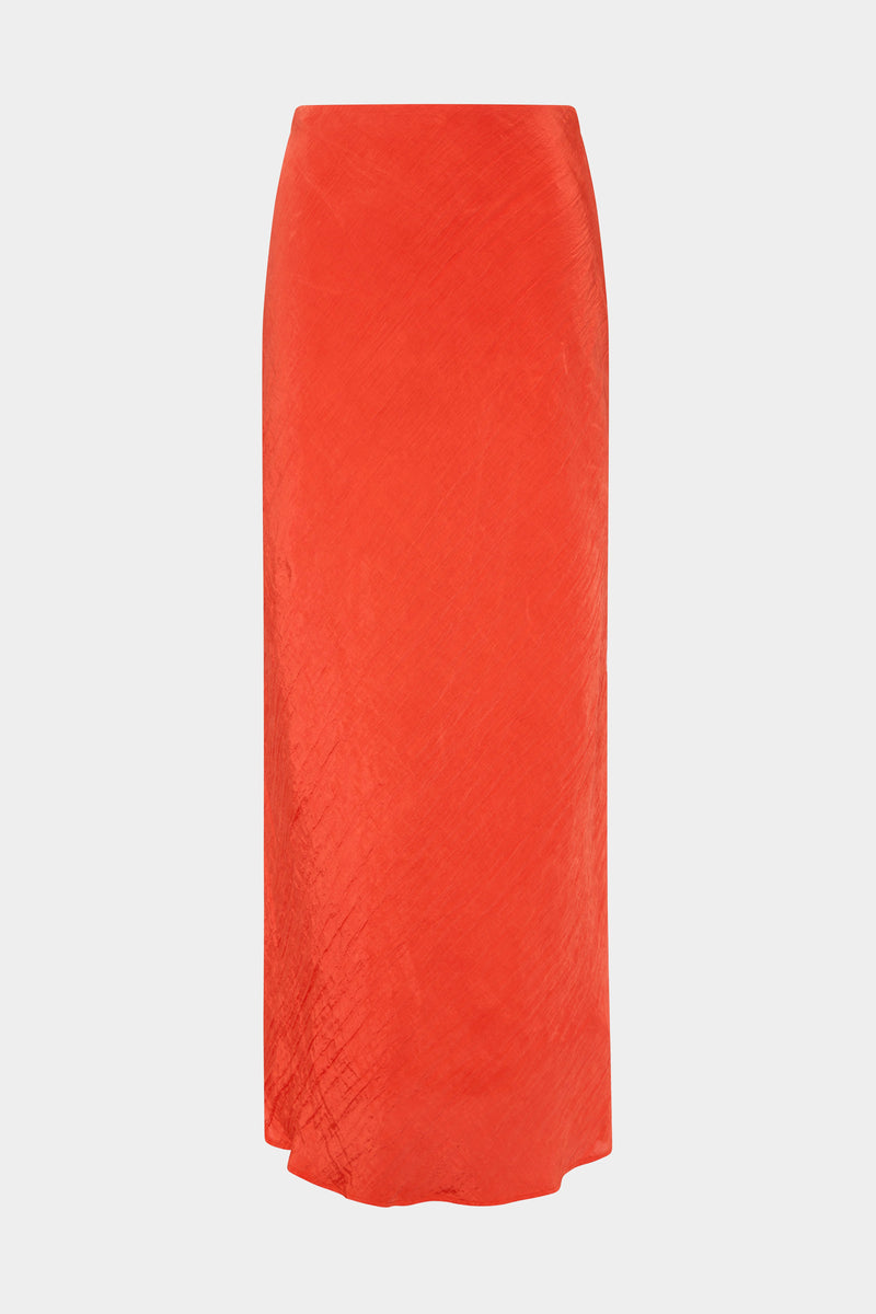 SIR the label Ligera Midi Skirt Tangerine