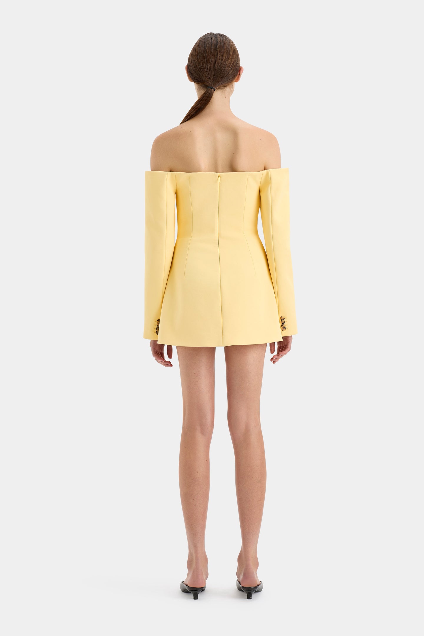 SIR the label Sandrine Tailored Mini Dress LIMONE