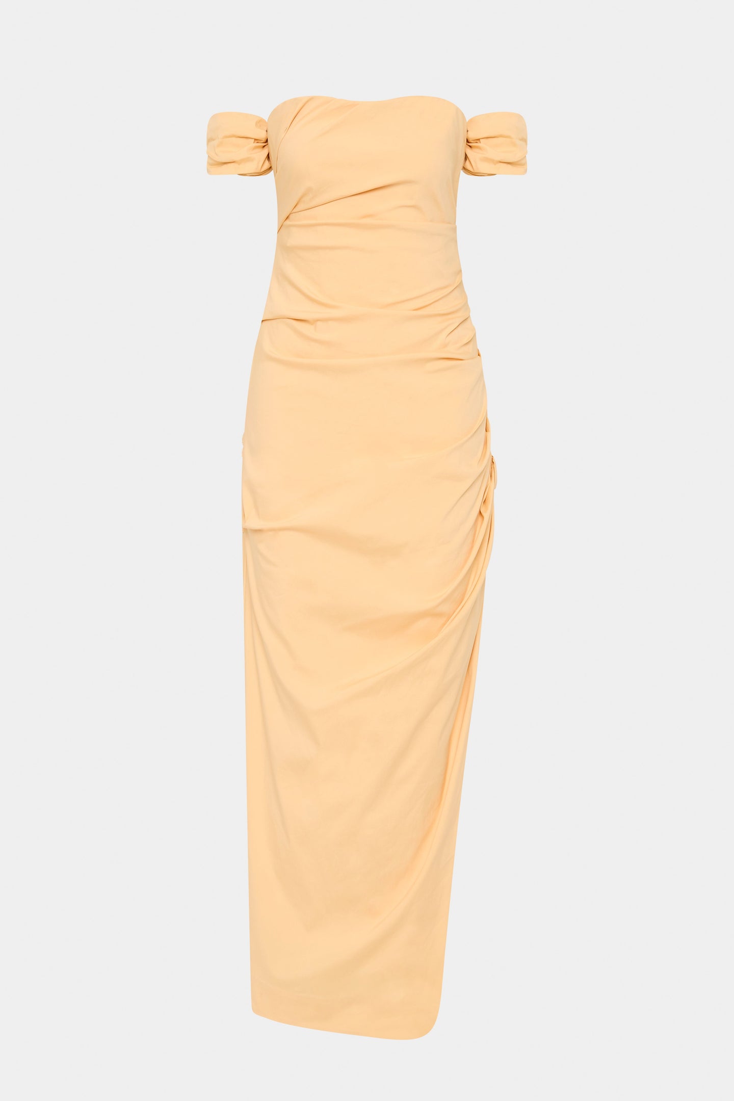 SIR the label Carmen Draped Gown LIGHT PEACH