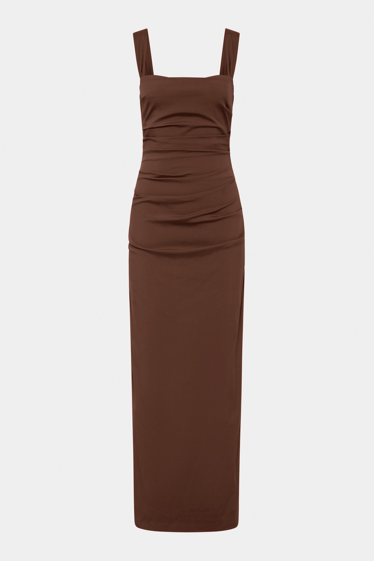 SIR the label Dahlia Balconette Gown CHOCOLATE