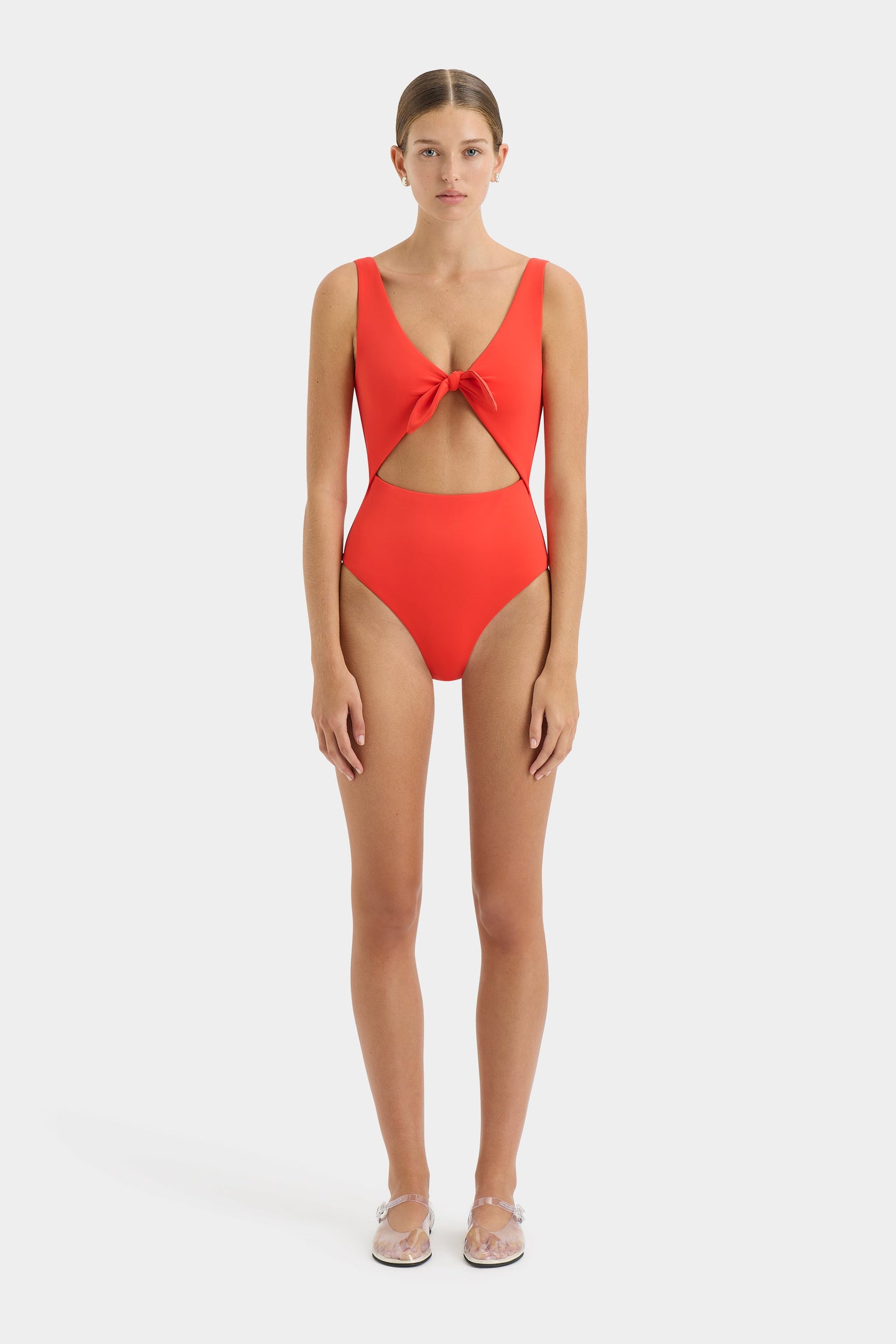 SIR the label Clarita Tie One Piece TANGERINE