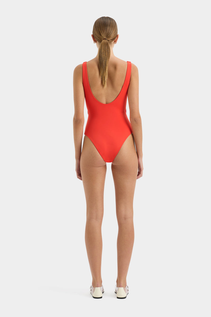 SIR the label Clarita Tie One Piece TANGERINE