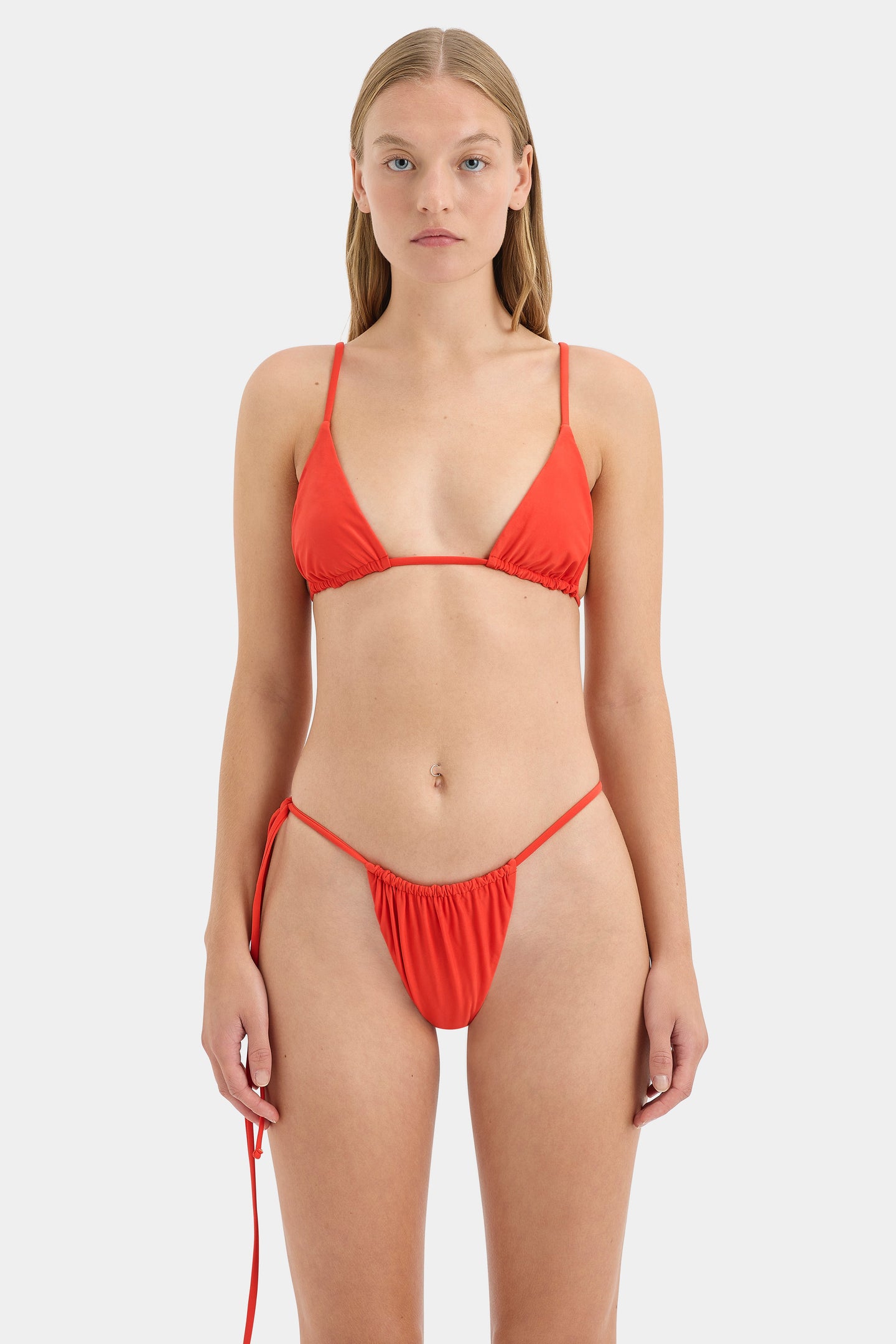 SIR the label Clarita String Triangle Top TANGERINE