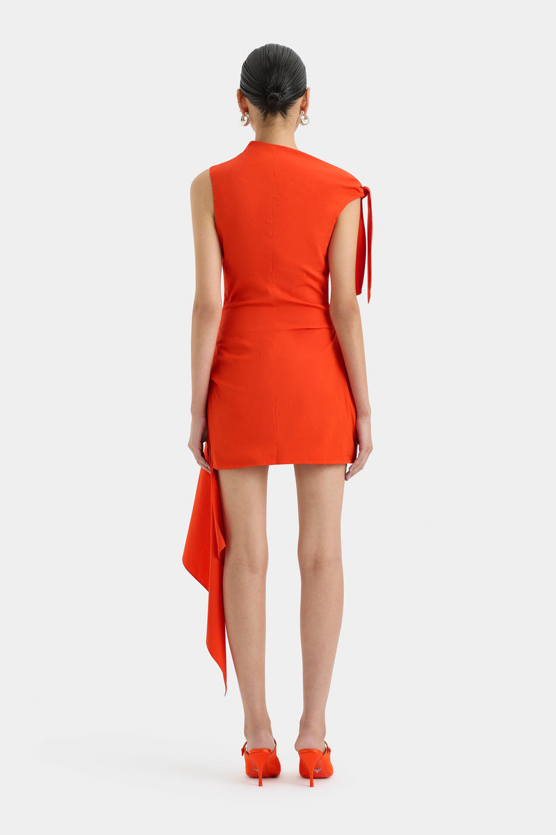 SIR the label Dahlia Mini Dress TANGERINE