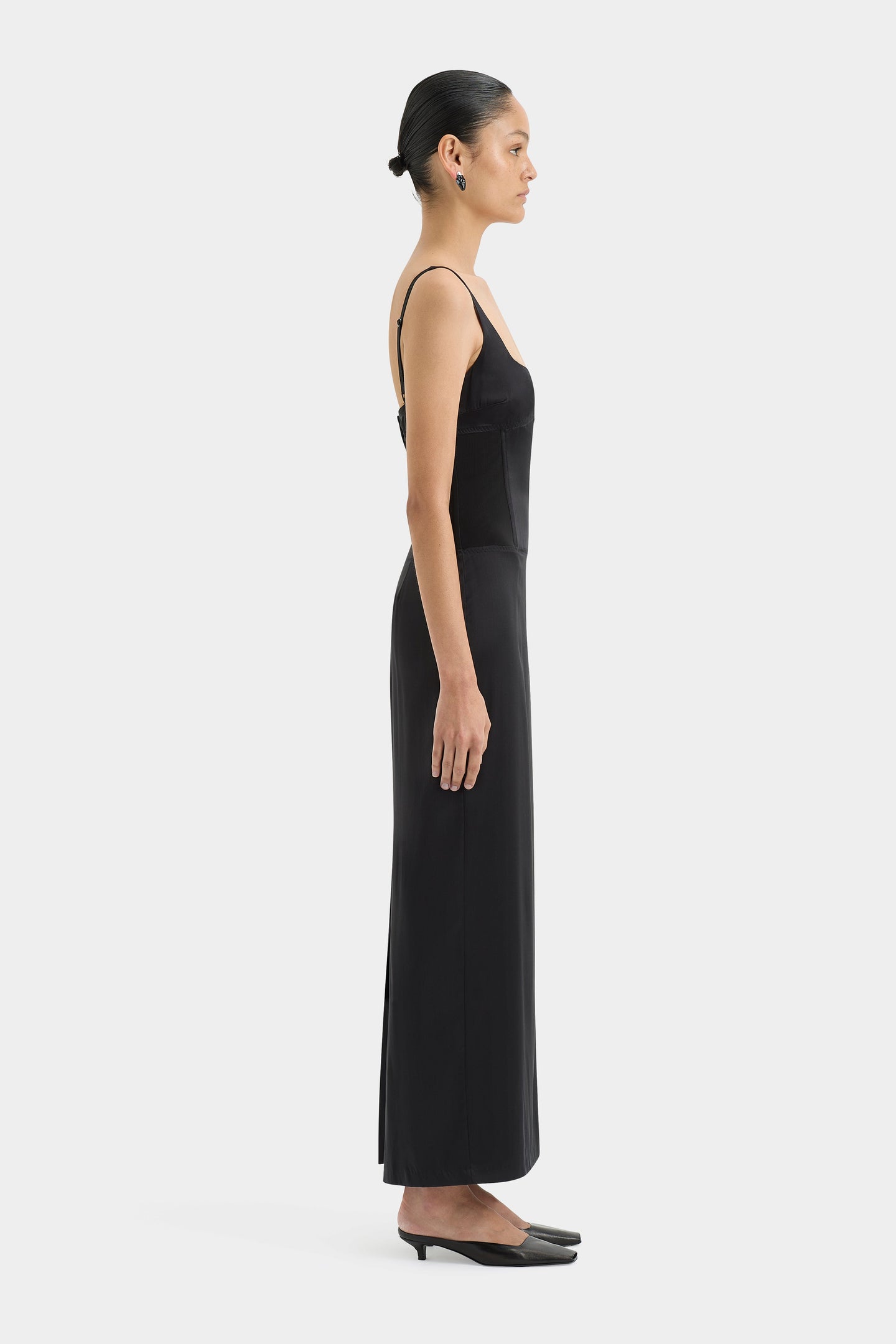 SIR the label Sonora Evening Midi Dress BLACK