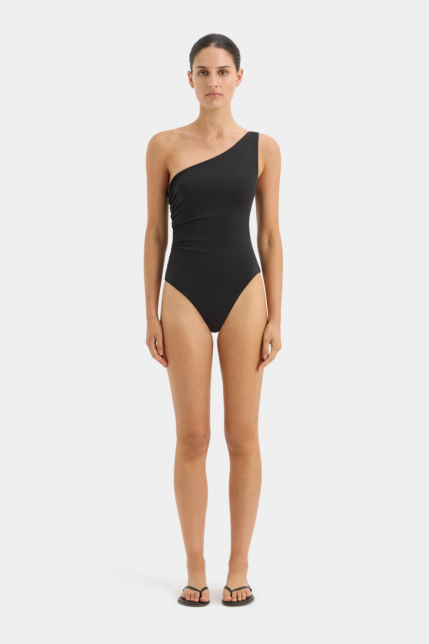 SIR the label Hendry One Shoulder One Piece BLACK