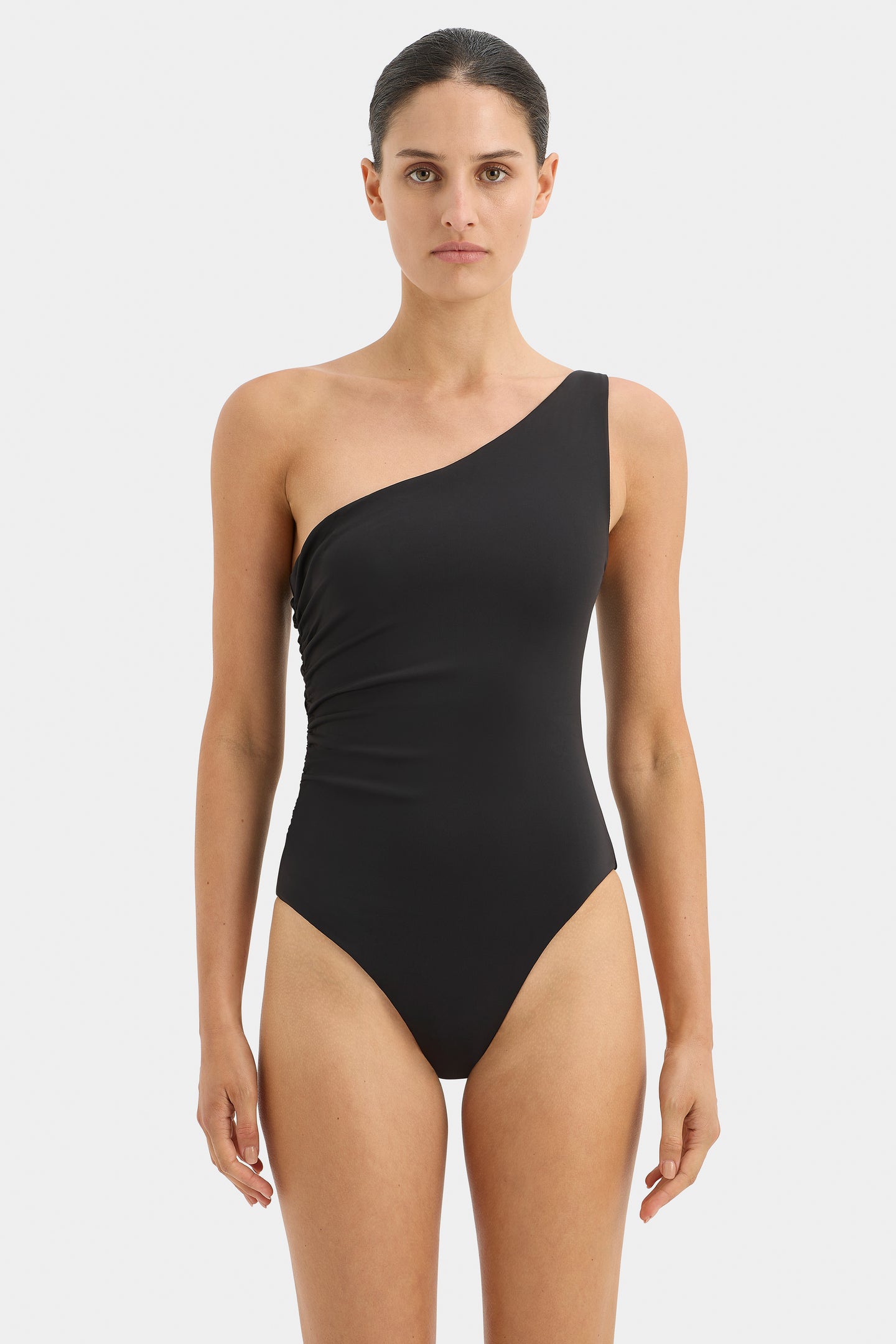 SIR the label Hendry One Shoulder One Piece BLACK