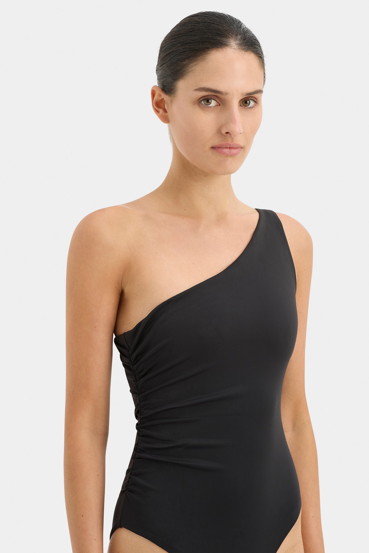 SIR the label Hendry One Shoulder One Piece BLACK