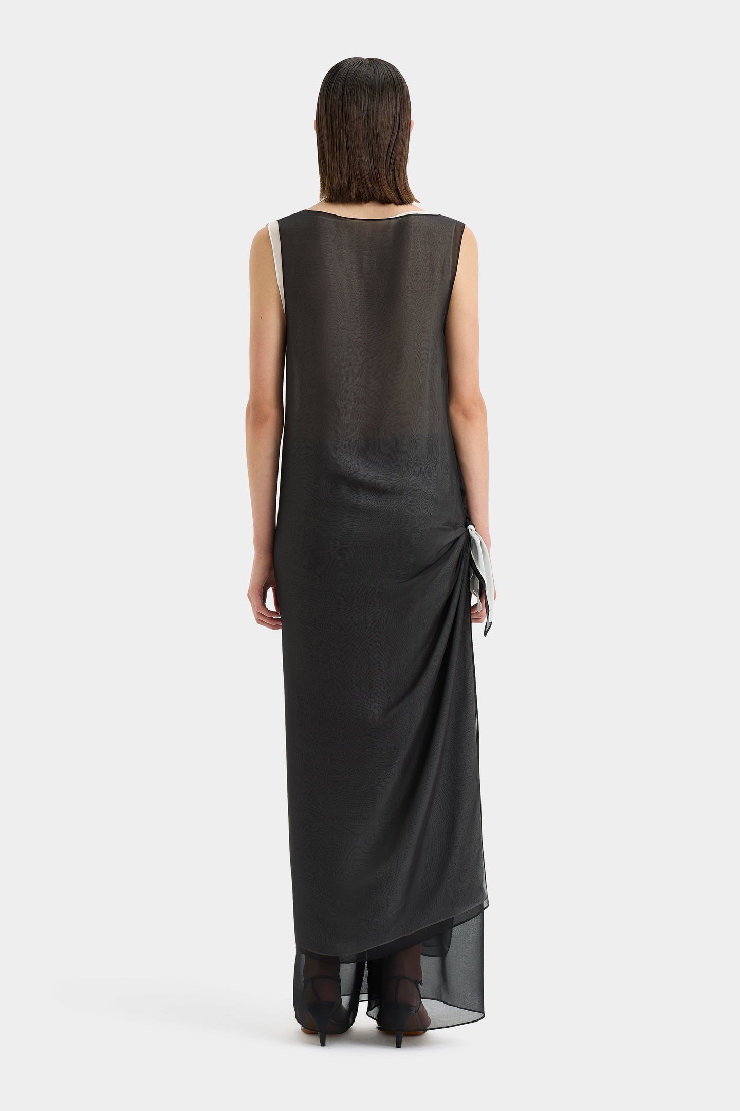 SIR the label Adrienne Layered Dress MONOCROME